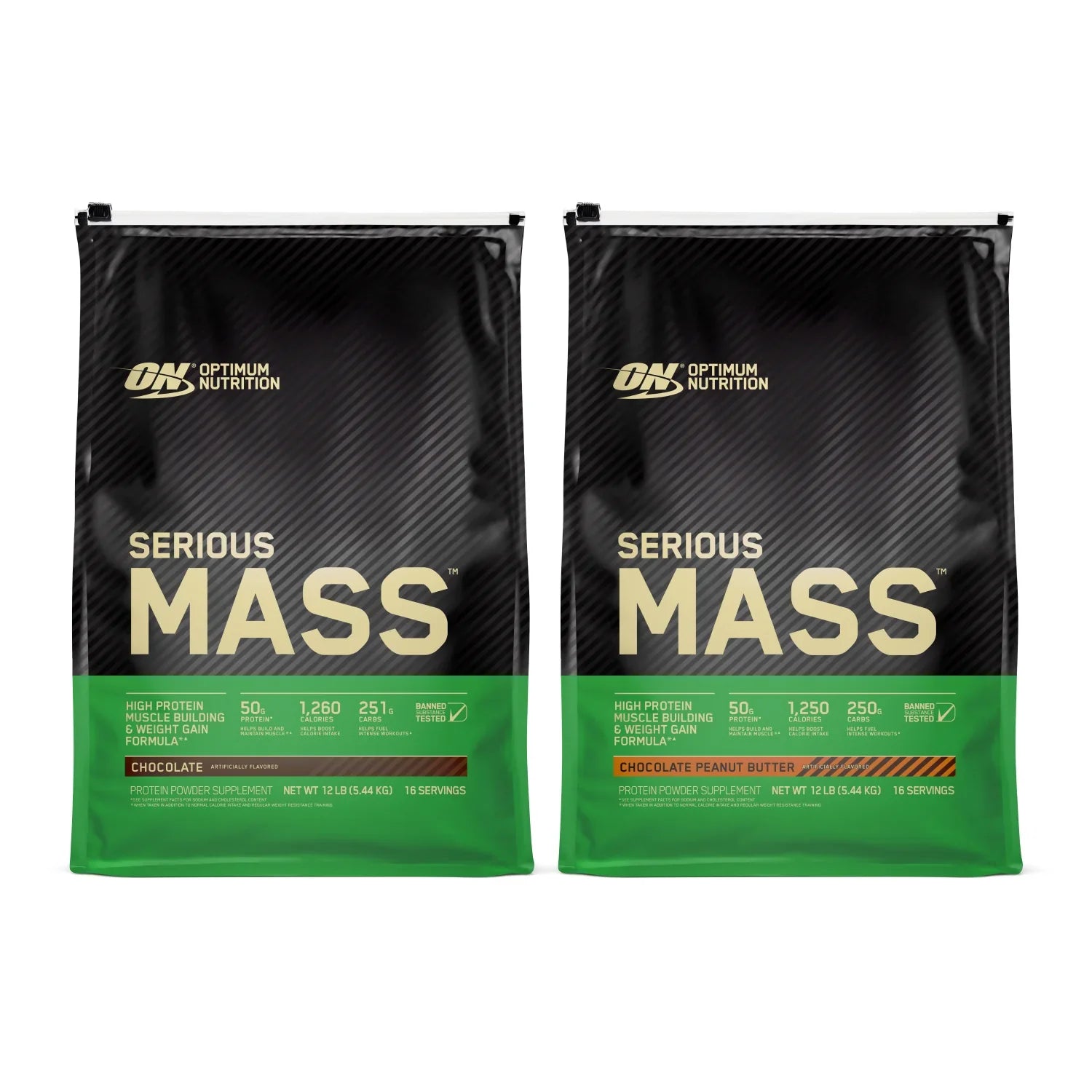 2x Serious Mass (12lbs)